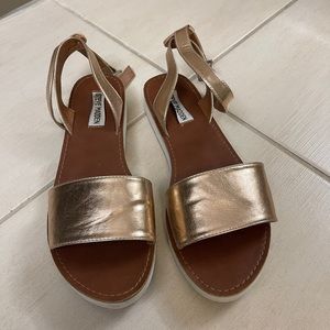 Steve Madden Metallic Sandals